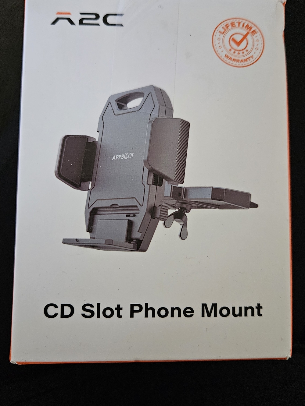 A2C CD Slot Phone Mount in Black